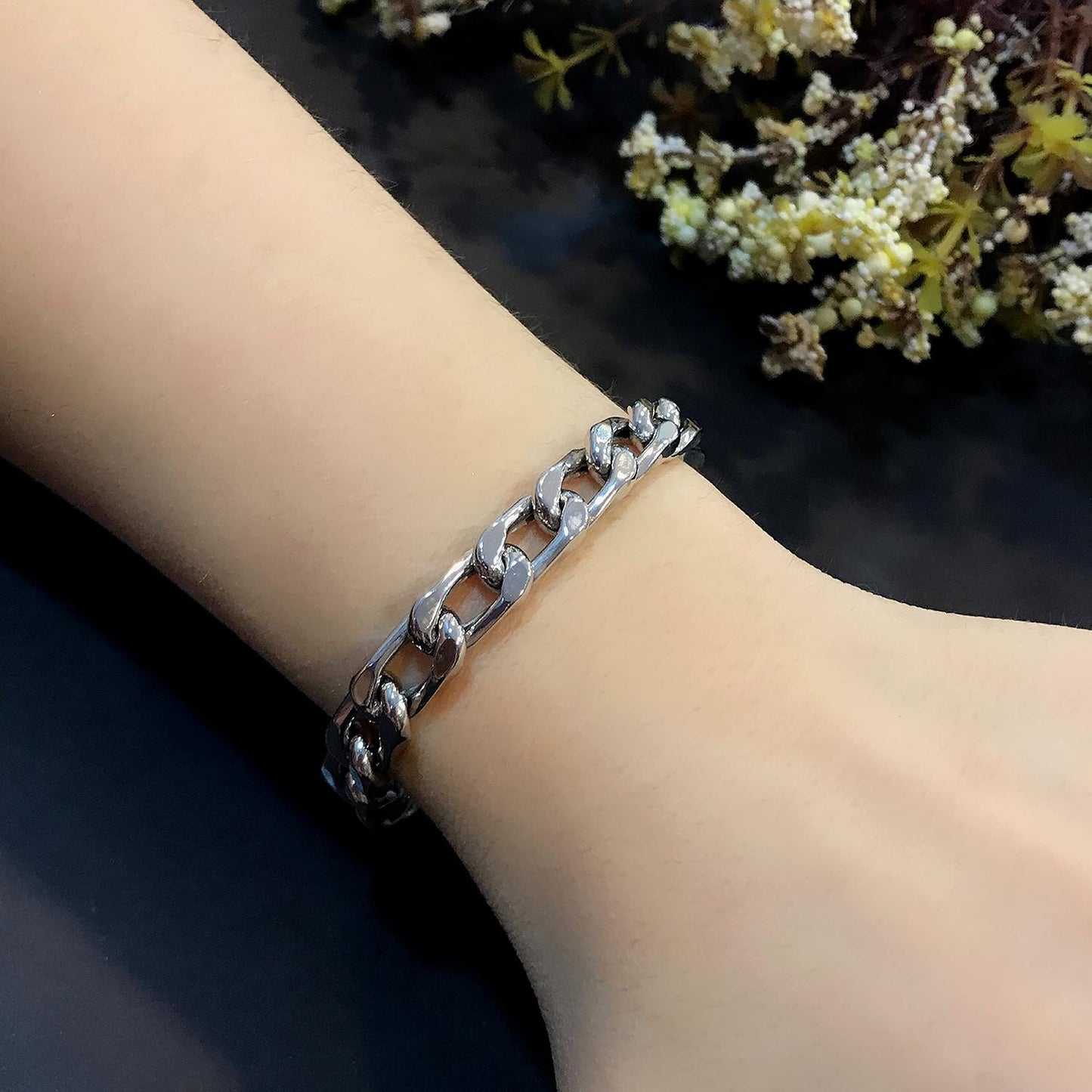 STELA FASHION ZİNCİR GÜMÜŞ BİLEKLİK
