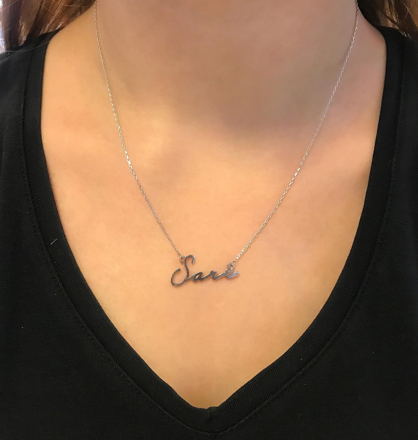 STELA TREND İSİM GÜMÜŞ KOLYE (KİŞİSELLEŞTİRİLEBİLİR)