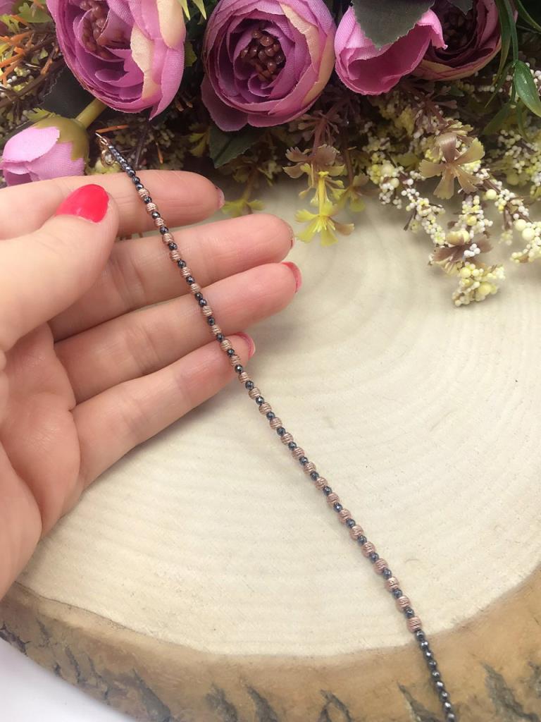 STELA HEMATİT GÜMÜŞ BİLEKLİK