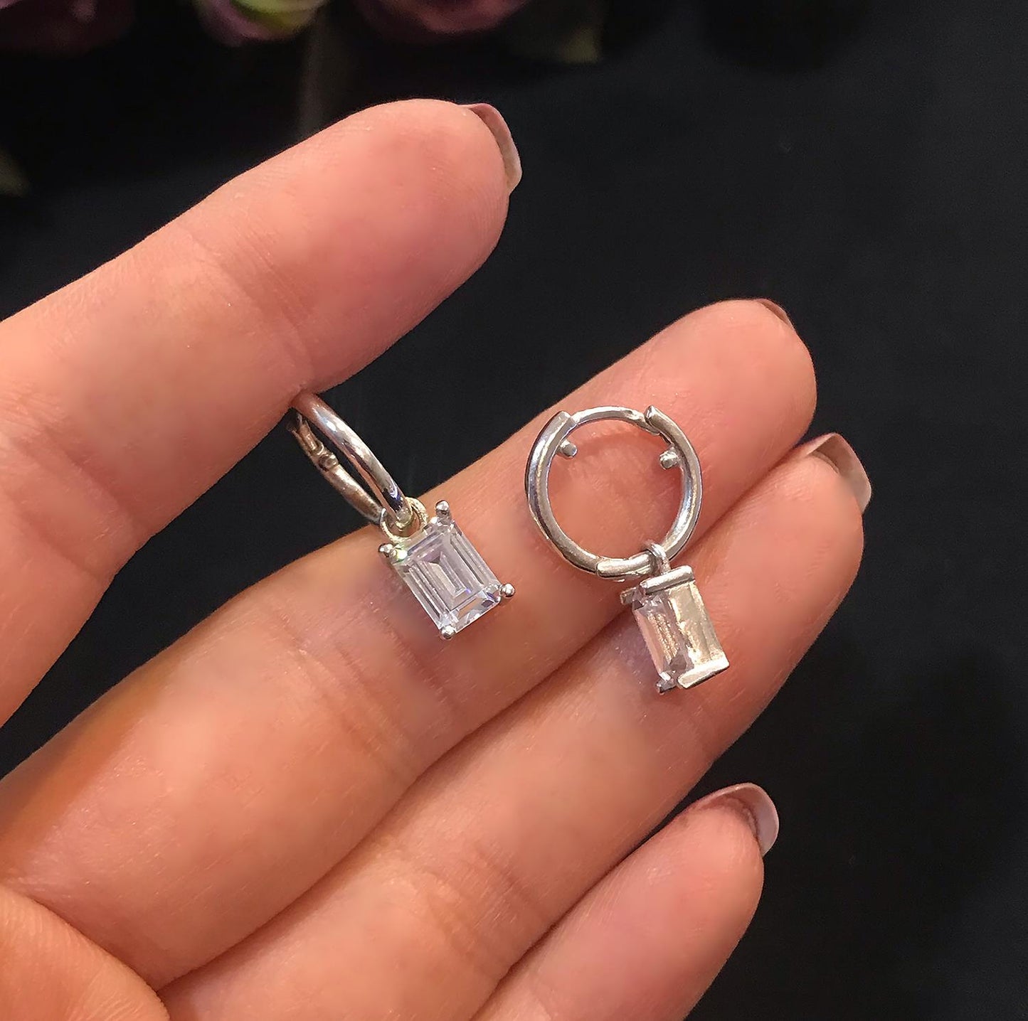 STELA FASHION BAGET GÜMÜŞ KÜPE