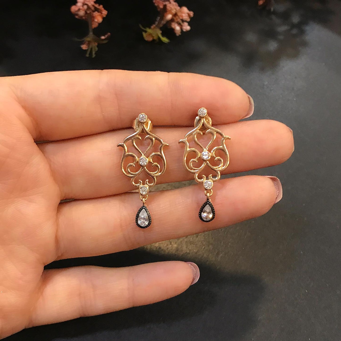 STELA FASHION TELKARİ GÜMÜŞ KÜPE
