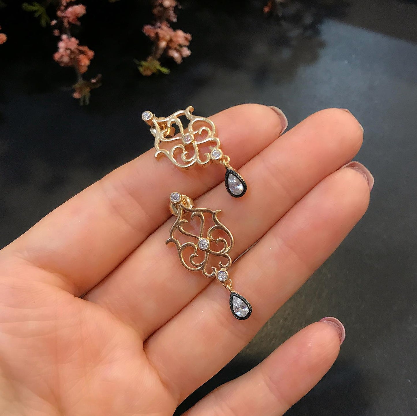 STELA FASHION TELKARİ GÜMÜŞ KÜPE