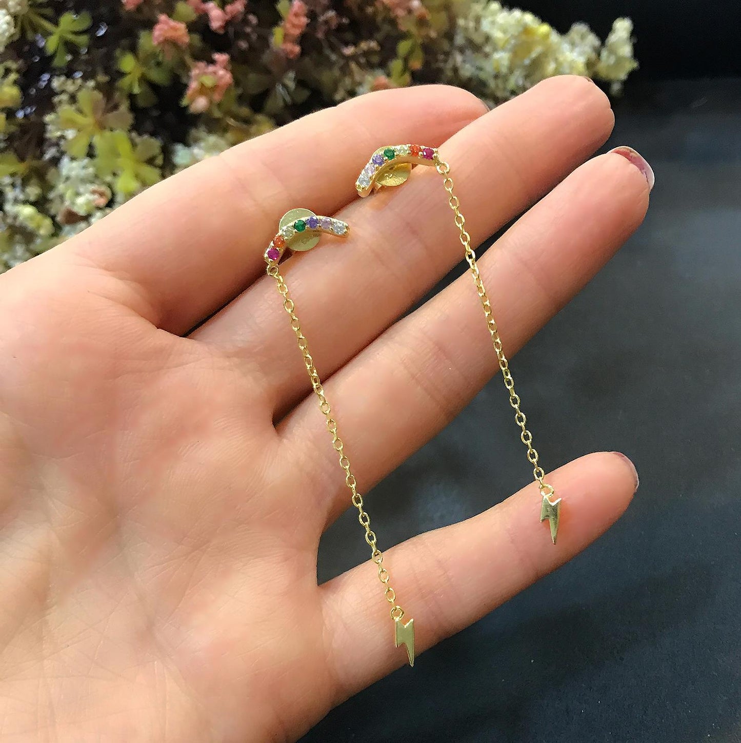 STELA FASHION ZİNCİR GÜMÜŞ KÜPE